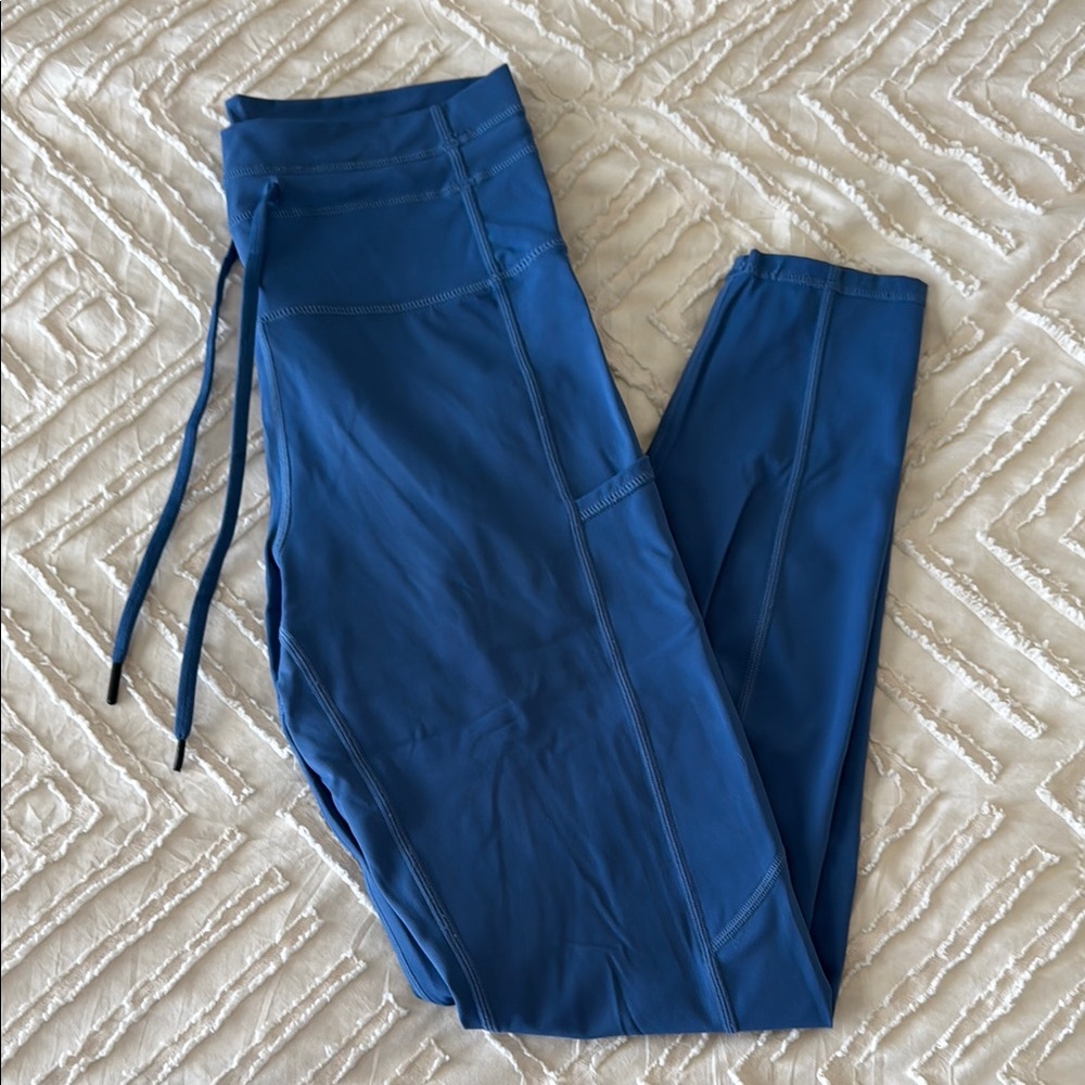 Blue Athletic Leggings